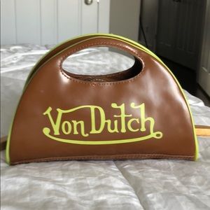 von dutch purse white